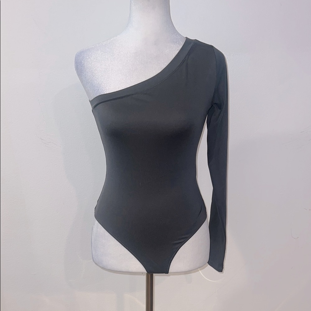 Polo Ralph Lauren Jersey One-Shoulder Bodysuit - Picture 2 of 6